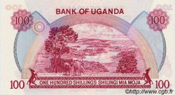 100 Shillings UGANDA  1982 P.19b UNC-