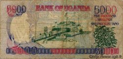 5000 Shillings UGANDA  1993 P.37a q.MB