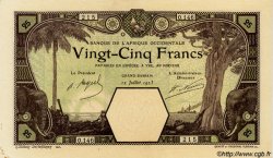 25 Francs GRAND-BASSAM FRENCH WEST AFRICA Grand-Bassam 1923 P.07Db SC