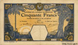 50 Francs DAKAR FRENCH WEST AFRICA (1895-1958) Dakar 1929 P.09Bc VF+