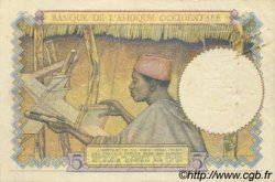 5 Francs Spécimen FRENCH WEST AFRICA  1934 P.21s fVZ