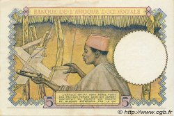 5 Francs FRENCH WEST AFRICA  1939 P.21 AU