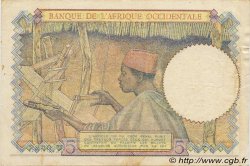 5 Francs  FRENCH WEST AFRICA  1942 P.25 BB