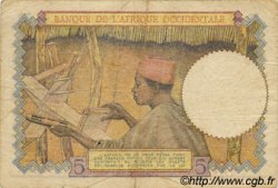 5 Francs AFRIQUE OCCIDENTALE FRANÇAISE (1895-1958)  1943 P.26 pr.TB