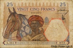 25 Francs FRENCH WEST AFRICA  1936 P.22 G