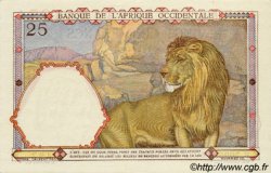 25 Francs FRENCH WEST AFRICA  1942 P.27 fST+