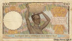 100 Francs FRENCH WEST AFRICA  1936 P.23 BC+