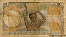 100 Francs FRENCH WEST AFRICA  1940 P.23 q.MB