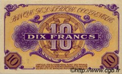 10 Francs FRENCH WEST AFRICA  1943 P.29 EBC+