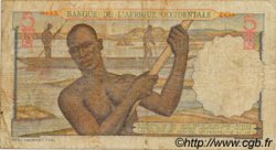 5 Francs FRENCH WEST AFRICA  1943 P.36 BC