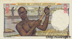 5 Francs Spécimen FRENCH WEST AFRICA  1943 P.36s SC+
