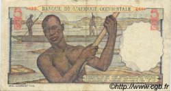 5 Francs FRENCH WEST AFRICA  1950 P.36 fVZ