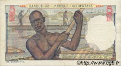 5 Francs FRENCH WEST AFRICA  1951 P.36 XF