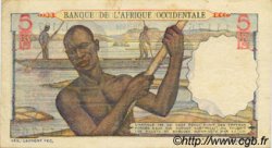 5 Francs FRENCH WEST AFRICA  1954 P.36 VF+
