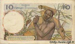 10 Francs FRENCH WEST AFRICA  1946 P.37 MBC