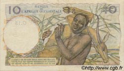 10 Francs FRENCH WEST AFRICA  1947 P.37 SS
