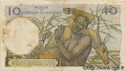 10 Francs FRENCH WEST AFRICA  1948 P.37 VF-