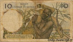 10 Francs FRENCH WEST AFRICA  1953 P.37 G