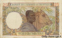 25 Francs FRENCH WEST AFRICA  1948 P.38 BC