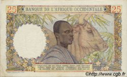 25 Francs FRENCH WEST AFRICA  1948 P.38 VZ
