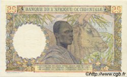 25 Francs FRENCH WEST AFRICA  1950 P.38 AU