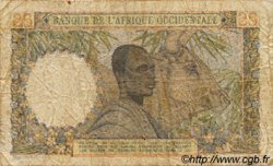 25 Francs FRENCH WEST AFRICA  1952 P.38 B