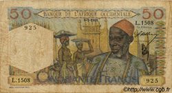50 Francs FRENCH WEST AFRICA  1948 P.39 SGE