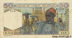 50 Francs FRENCH WEST AFRICA (1895-1958)  1950 P.39 VF