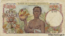 100 Francs FRENCH WEST AFRICA  1945 P.40 S