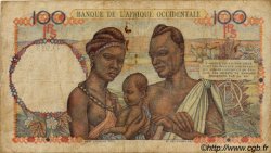 100 Francs AFRIQUE OCCIDENTALE FRANÇAISE (1895-1958)  1946 P.40 B+ à TB