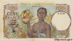 100 Francs FRENCH WEST AFRICA  1946 P.40 MBC+