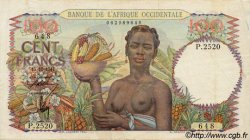 100 Francs FRENCH WEST AFRICA  1947 P.40 MBC+