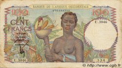 100 Francs FRENCH WEST AFRICA  1948 P.40 BB