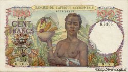100 Francs FRENCH WEST AFRICA  1948 P.40 EBC a SC