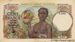 100 Francs FRENCH WEST AFRICA  1948 P.40 MBC+