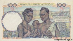 100 Francs FRENCH WEST AFRICA  1948 P.40 AU
