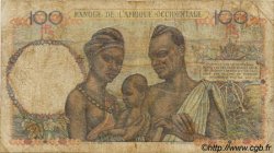 100 Francs FRENCH WEST AFRICA  1948 P.40 SGE
