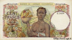 100 Francs FRENCH WEST AFRICA  1948 P.40 VZ to fST
