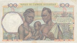 100 Francs FRENCH WEST AFRICA  1950 P.40 SS