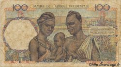 100 Francs FRENCH WEST AFRICA  1950 P.40 G