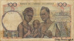 100 Francs FRENCH WEST AFRICA (1895-1958)  1951 P.40 VG