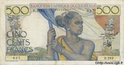 500 Francs FRENCH WEST AFRICA  1948 P.41 MB