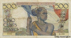 500 Francs FRENCH WEST AFRICA  1948 P.41 F