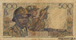500 Francs FRENCH WEST AFRICA  1948 P.41 SGE