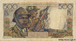 500 Francs FRENCH WEST AFRICA  1948 P.41 BC
