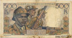 500 Francs FRENCH WEST AFRICA (1895-1958)  1950 P.41 VF