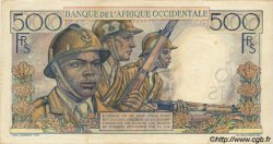 500 Francs FRENCH WEST AFRICA  1950 P.41 XF