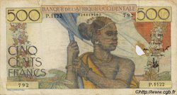 500 Francs FRENCH WEST AFRICA  1951 P.41 fS