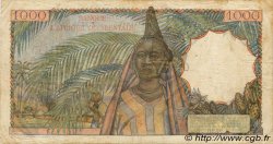1000 Francs FRENCH WEST AFRICA  1951 P.42 MBC
