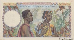 5000 Francs Spécimen FRENCH WEST AFRICA  1947 P.43s SC+